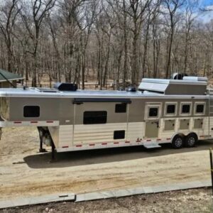 2022 Exiss Endeavor 8414, 4horse with Living Quarters Horse Trailer
