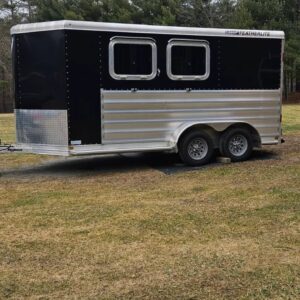 2020 Featherlite 9409-672H 2-Horse Slant Load Bumper Pull Trailer